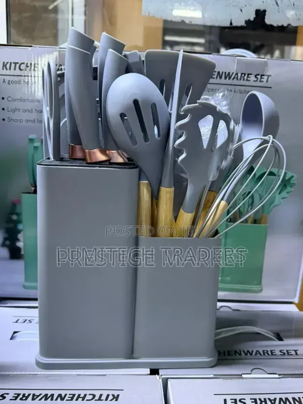 19pcs Executive Silicone Spoons Set ( Kitchenware Set)
