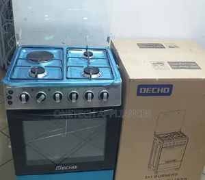Decho 3 Gas 1 Electric Hotplate Standing Cooker+Electric Oven
