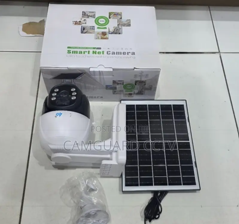 V380 4g Camera Monitor With Solar Panel Outdoor Security Solar CCTV