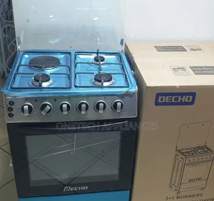 Decho 3 Gas 1 Electric Hotplate Standing Cooker