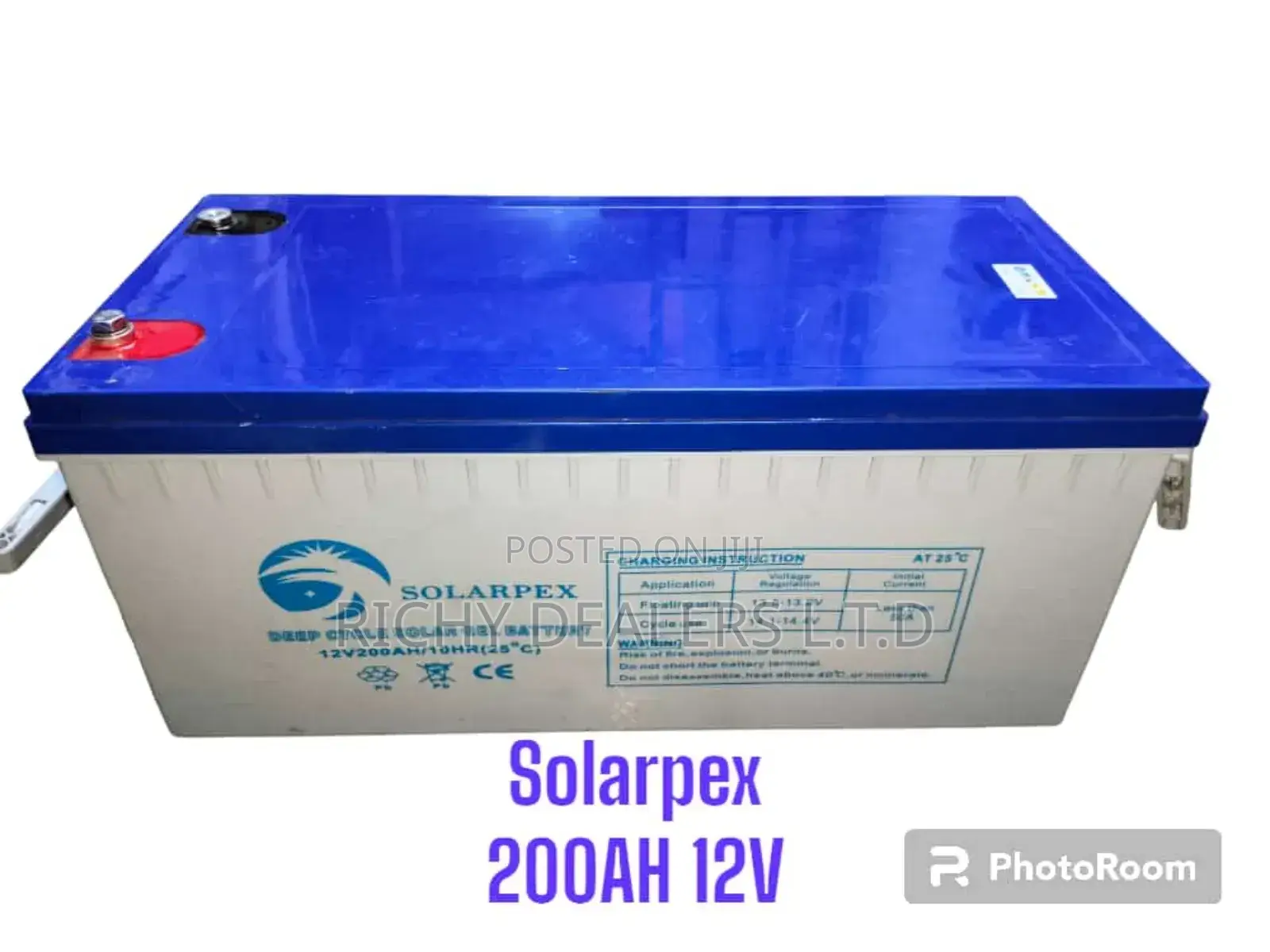 Solarpex N200mf (12v 200ah) Battery