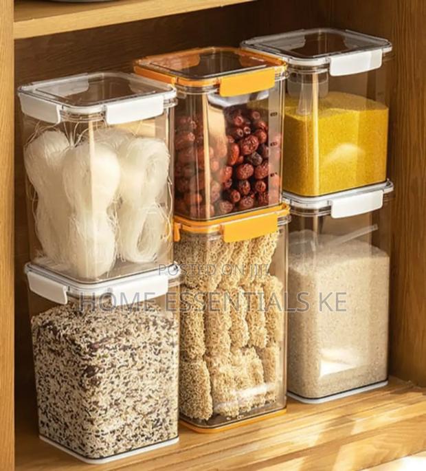 *Large Acrylic Airtight Food Storage Containers*5.3l* 6.5l* Each