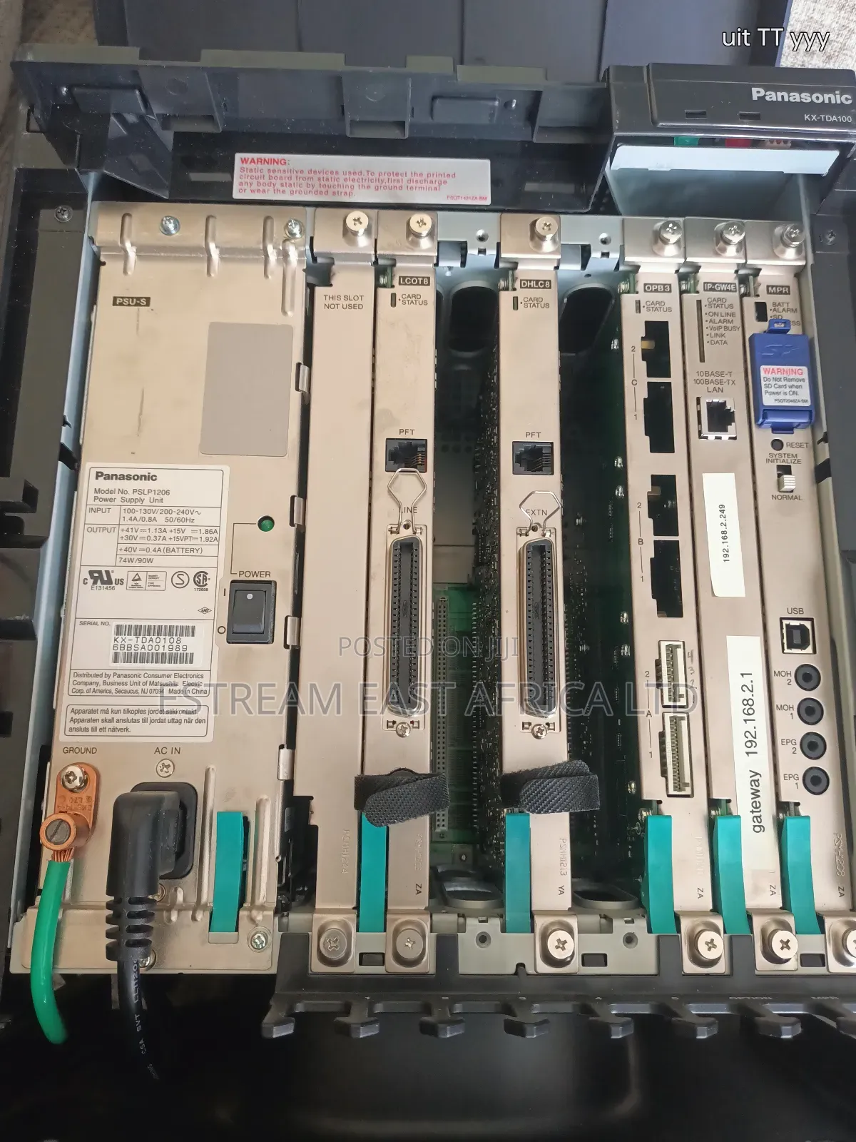 Panasonic Tda 100 Hybrid Ip-PBX