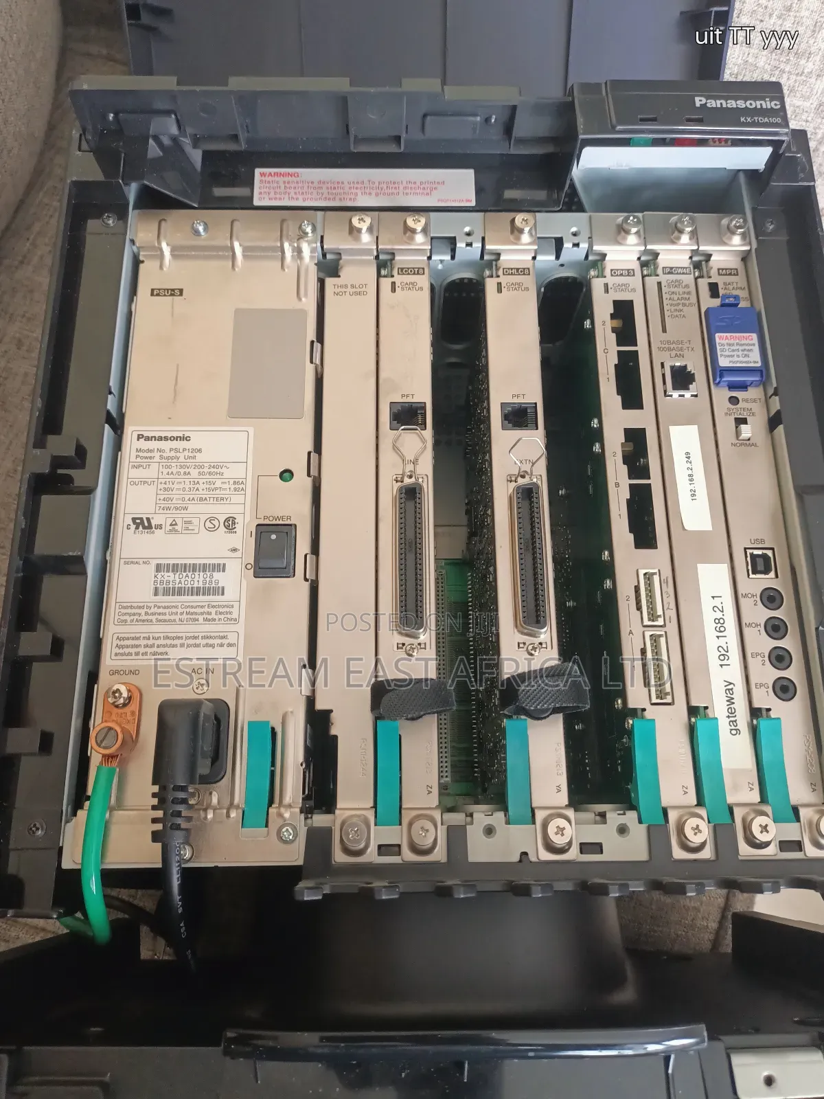 Panasonic Tda 100 Hybrid Ip-PBX