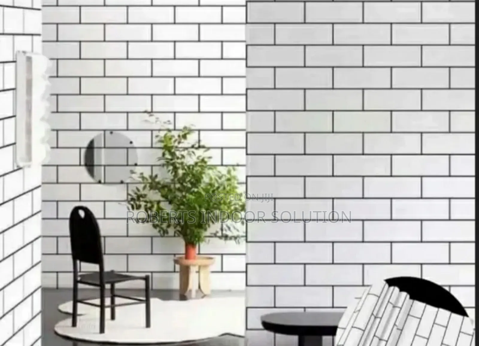 Self-Adhesive Brick-Style Wallpaper