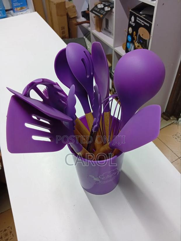 Purple Silicon Kitchen Set