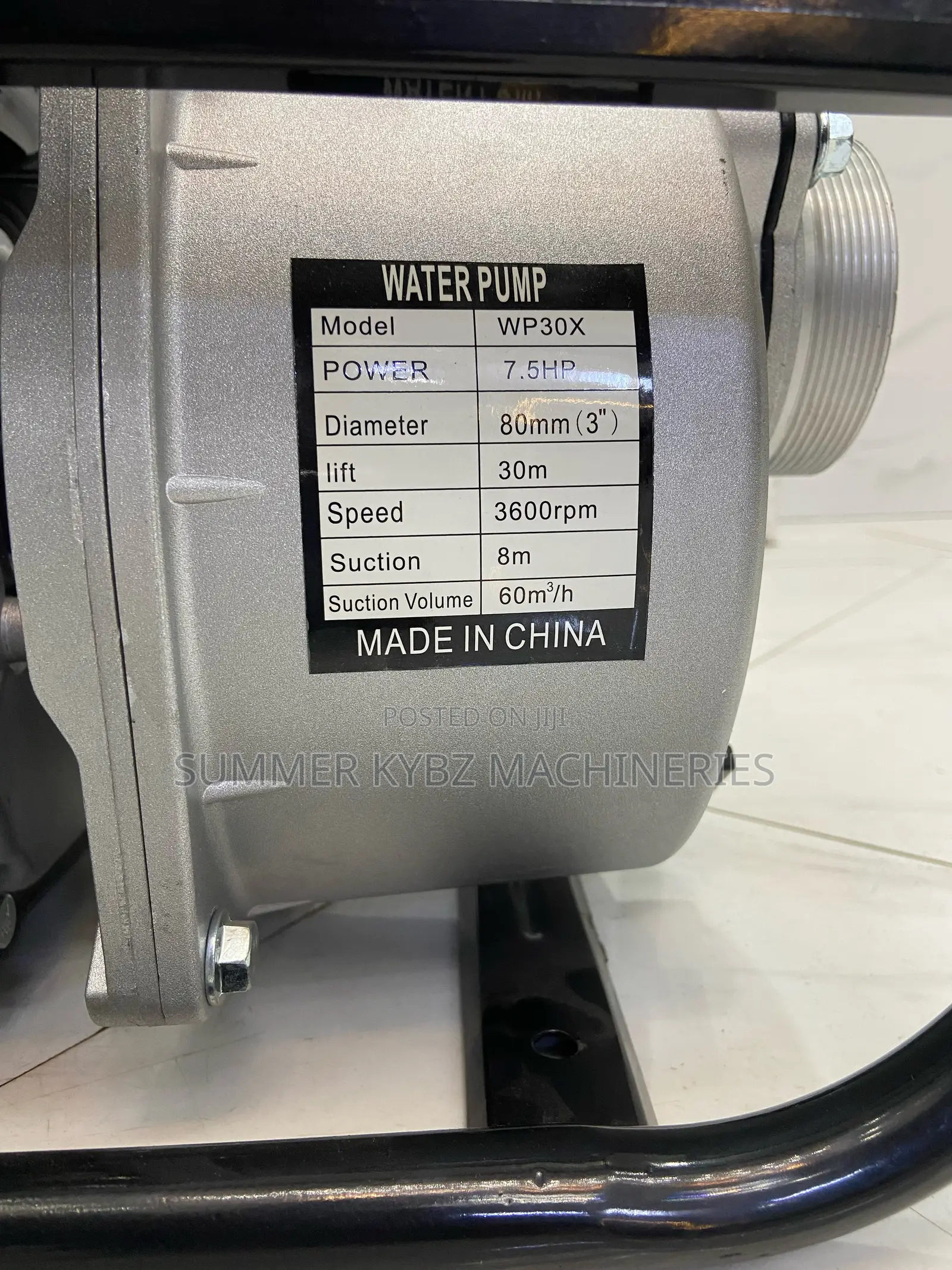 Wp30x Kato Germany Water Pump 3inches 7.5hp Engine