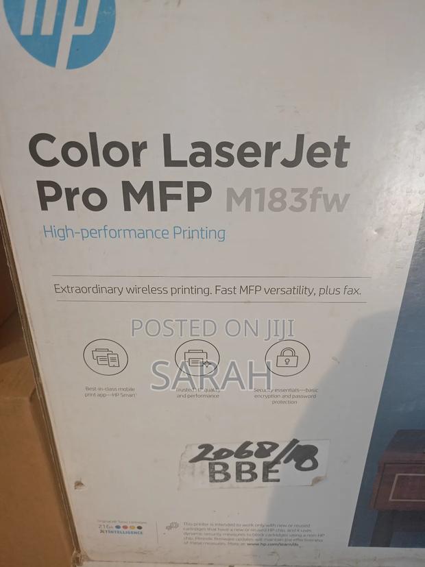 Hp Printer Laserjet MFP M183fw - thumbnail 2