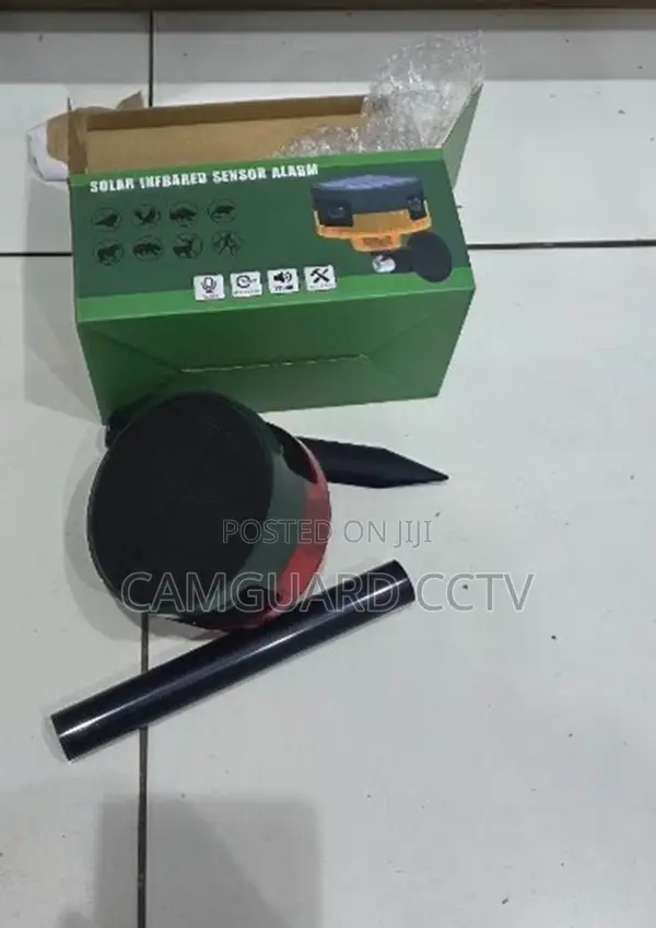 Solar Outdoor Motion Sensor Alarm-Dog Barking Gunshot Sound