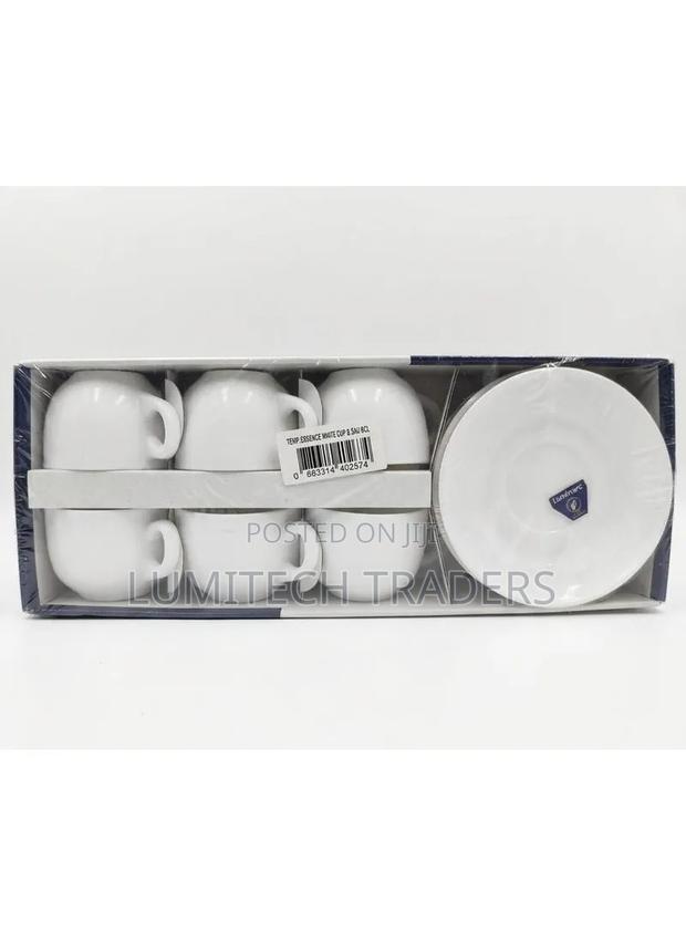 *Set of 6 PCS Luminarc Saucer Cups
