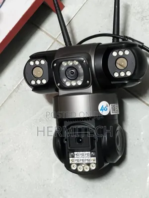 High Resolution Triple Lens 4g Electric Model Alarm Sound Notification