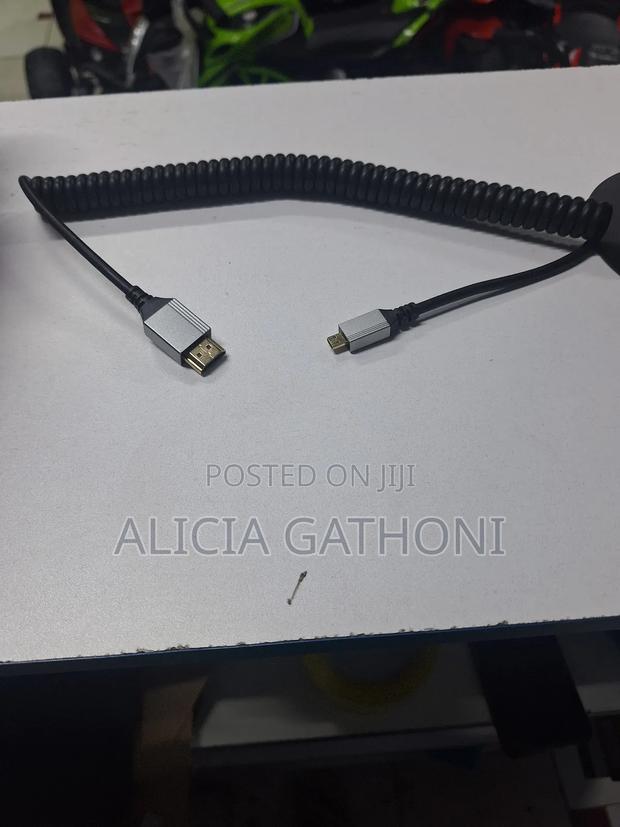 Micro Hdmi to Hdmi Spiral