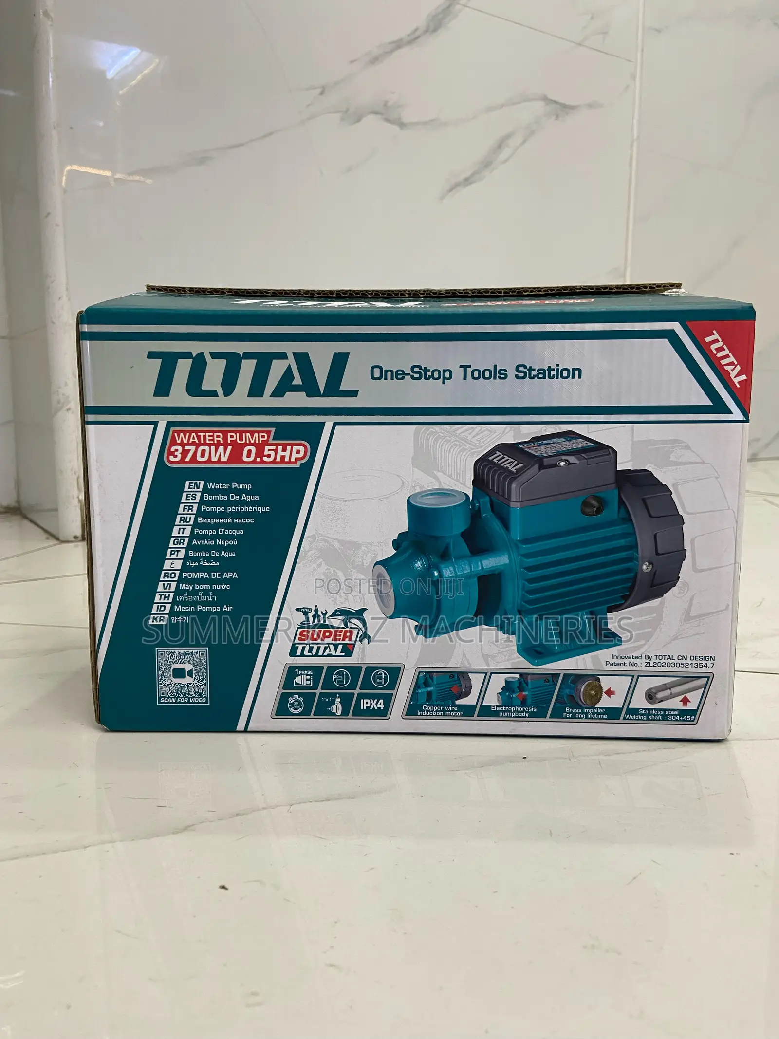 Total Peripheral Waterpump (0.5hp 370w Booster)