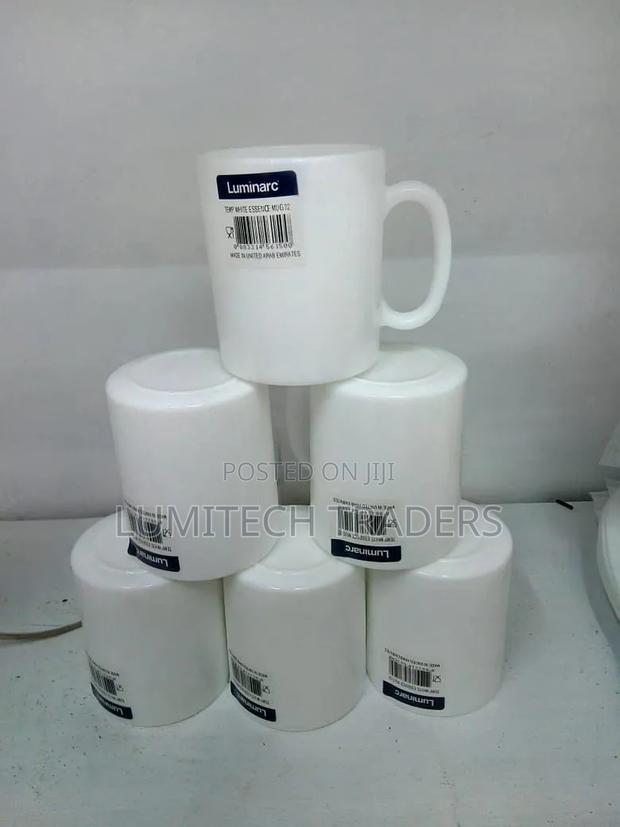 Luminarc 29cl Cups White (Temp Opal Mug) - main view