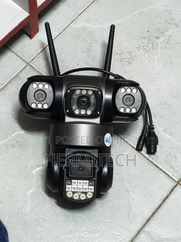 Combining Triple Lens 4g Electric Model CCTV Outdoor Indoor CCTV