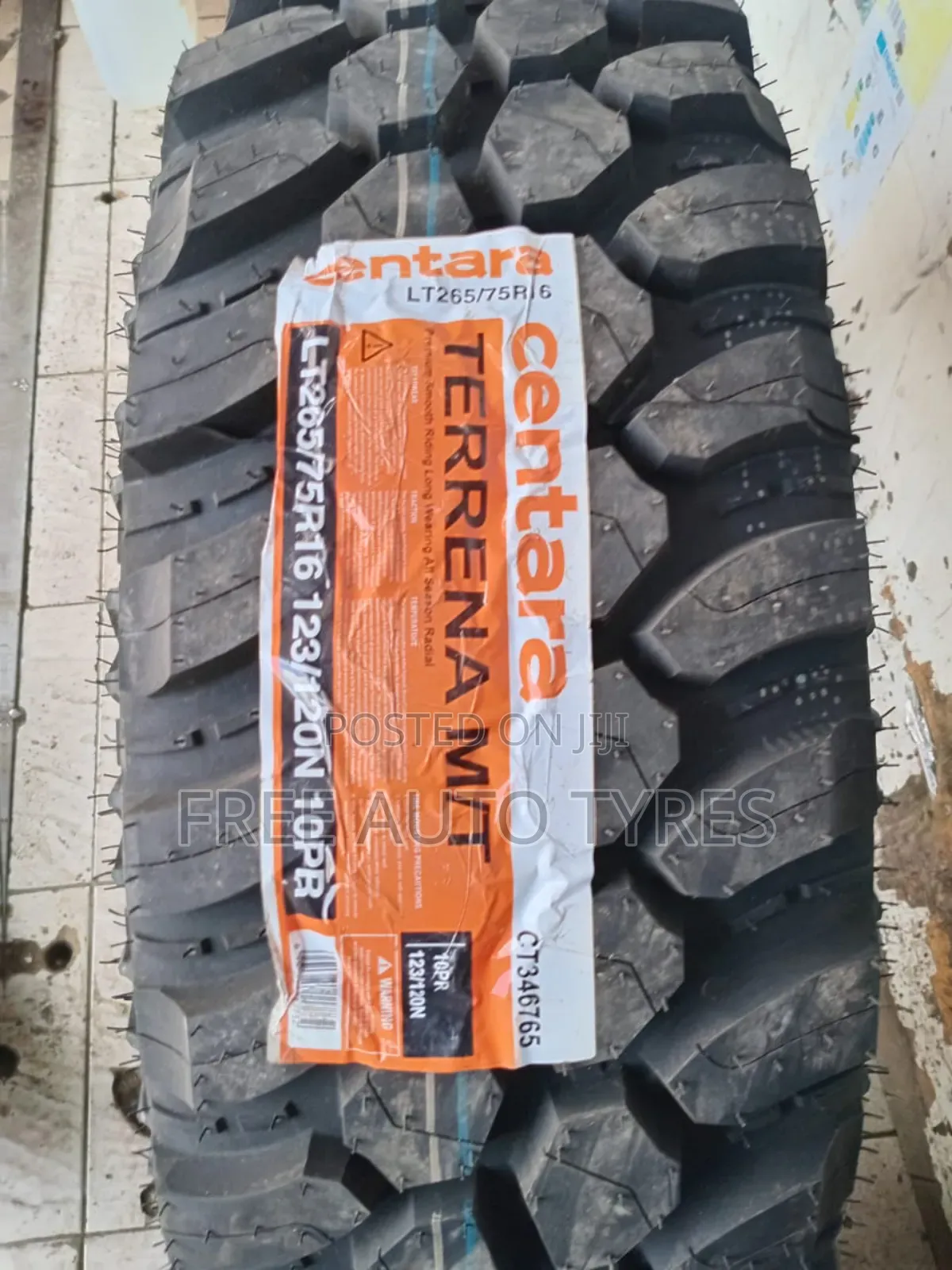 Lt265/75r16 Mt 10pr Centara
