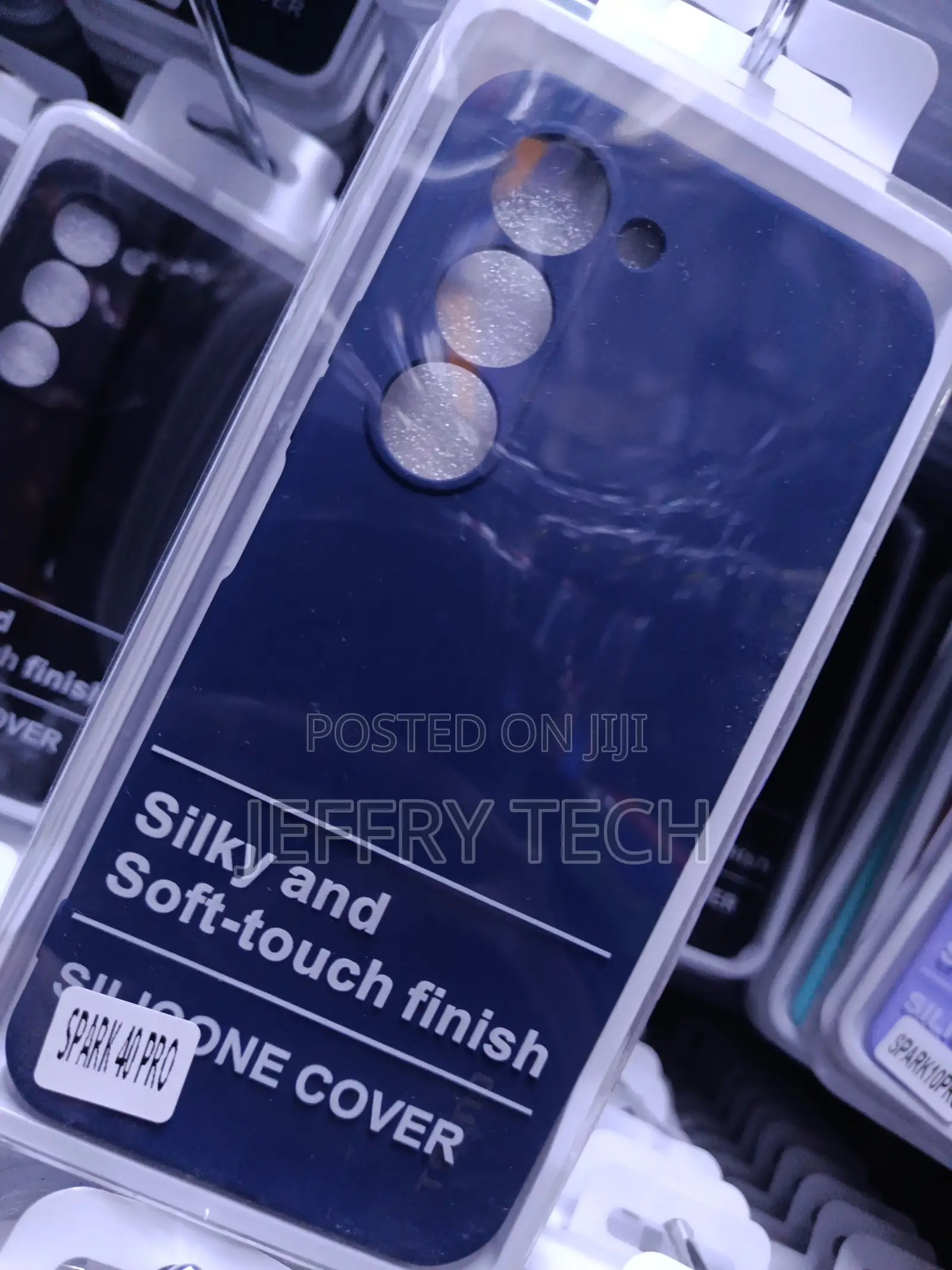 Silicone Phone Cover Specifically Designed for the Tecno Spark 40 Pro