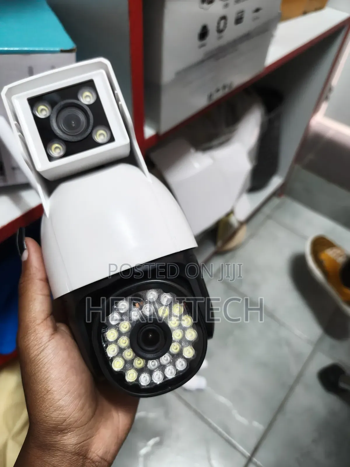 Smart Dual-Lens Home Office Yard CCTV Camera 4g Electric Model