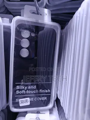 Black Silicone Phone Case Designed for the Infinix Spark 40 Pro,