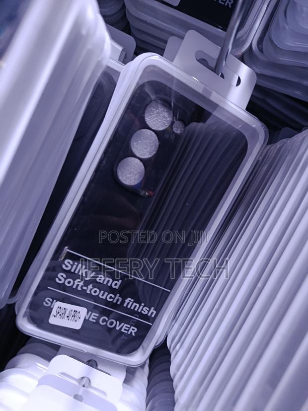 Black Silicone Phone Case Designed for the Infinix Spark 40 Pro, - thumbnail 2