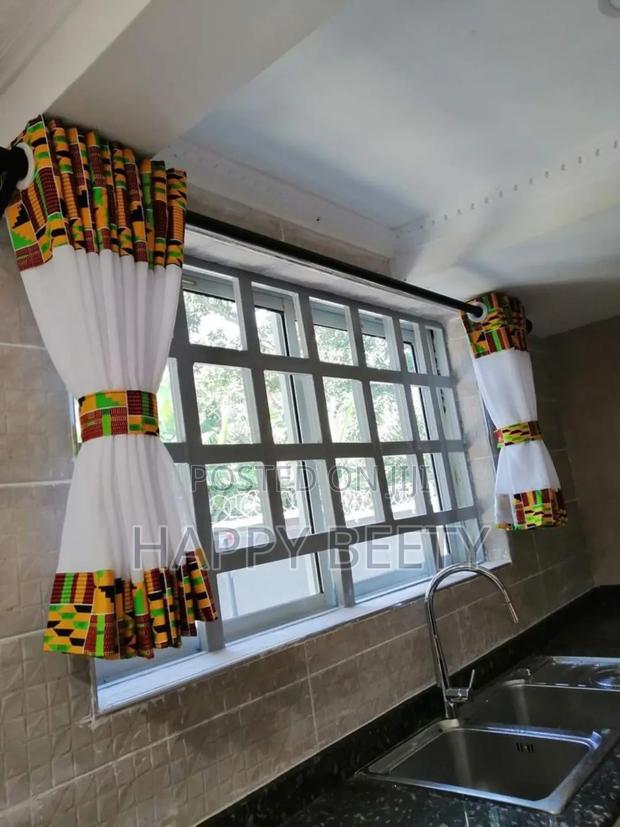 Transform Your Kitchen Space With Our Beautiful Patched Curtain Sheer
