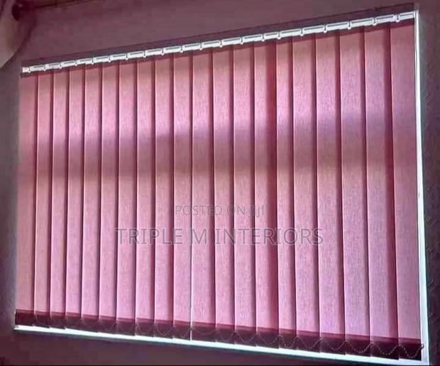 Plain Vertical Blinds | Fresh Tidy Appearance