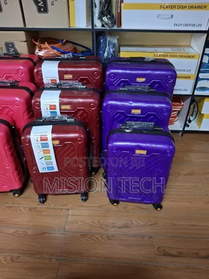 3-in-1 Luxurious Fibre Suitcase Set
