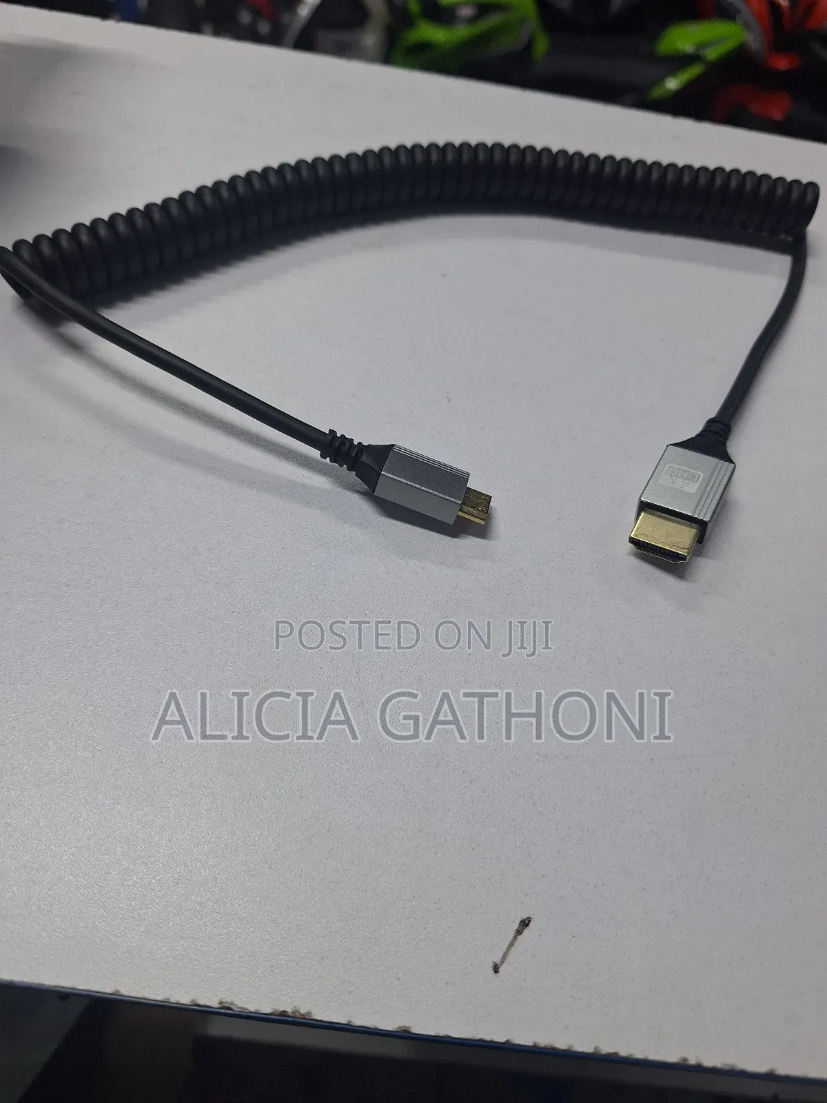 2mtr Mini Hdmi to Hdmi Spiral