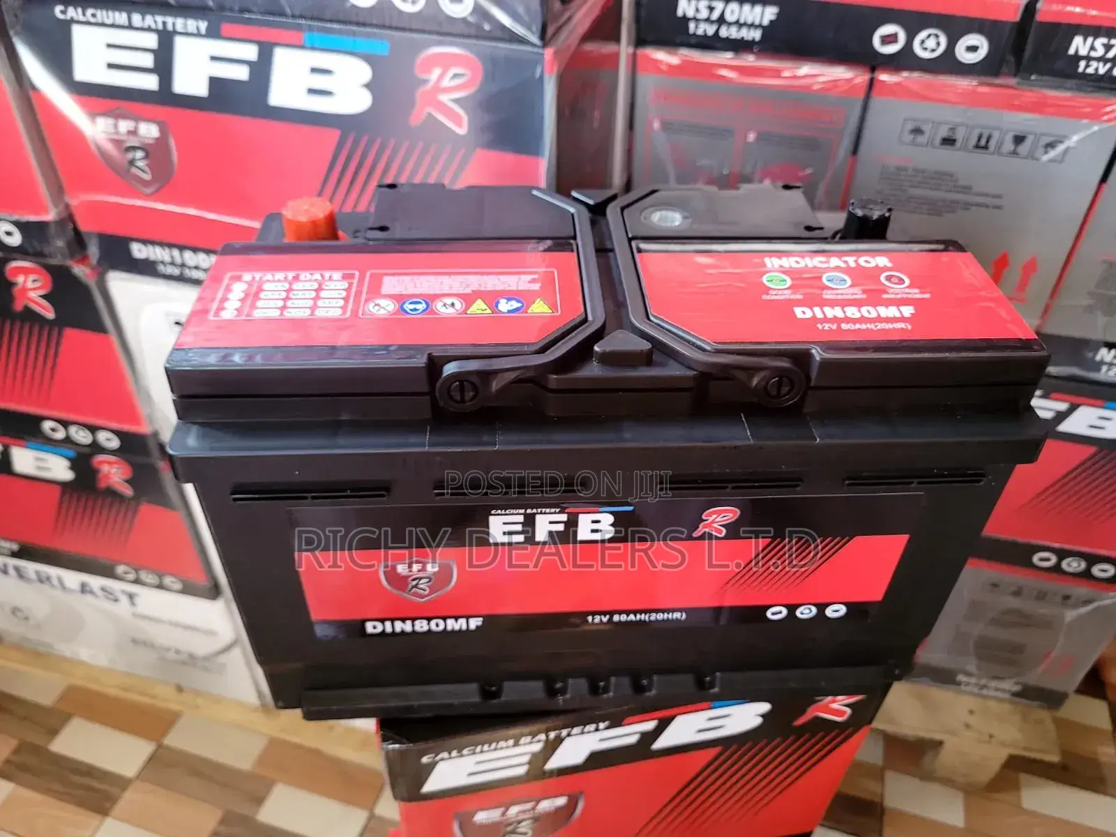 Efb Din80mf Car Battery