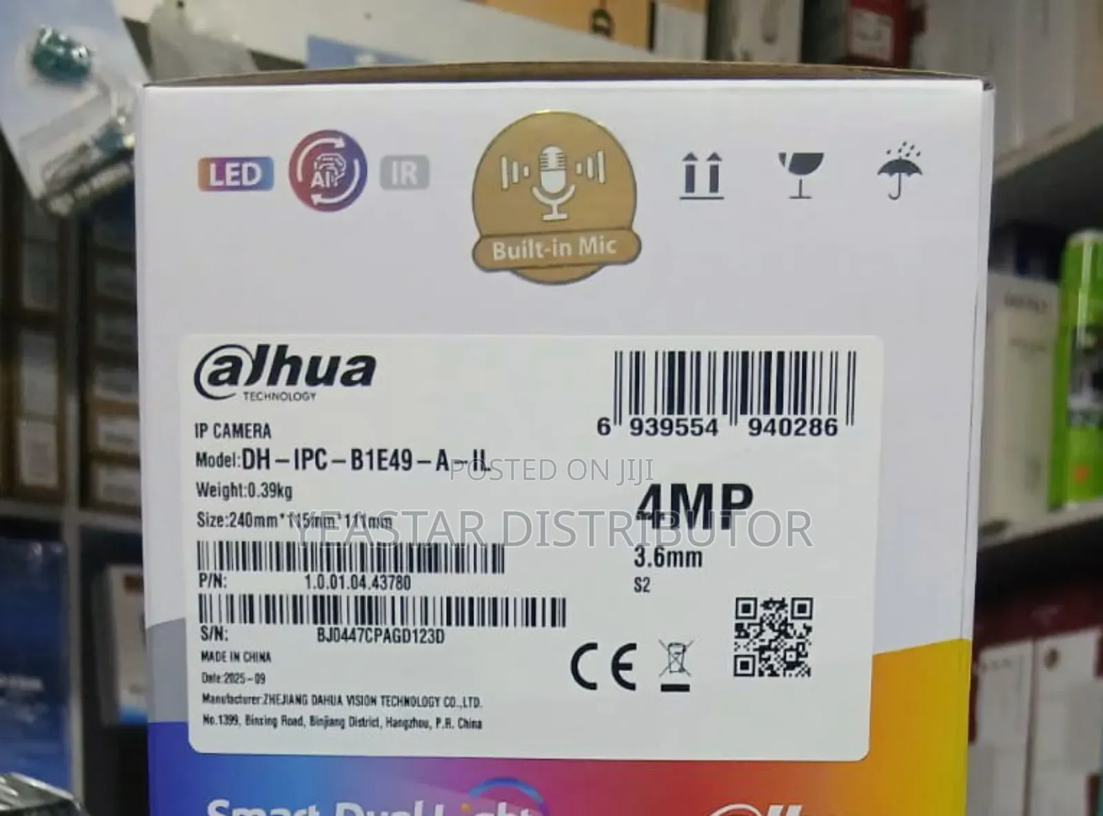 Dahua Dh-Ipc-B1e49-a-Il 4 Mp Ip