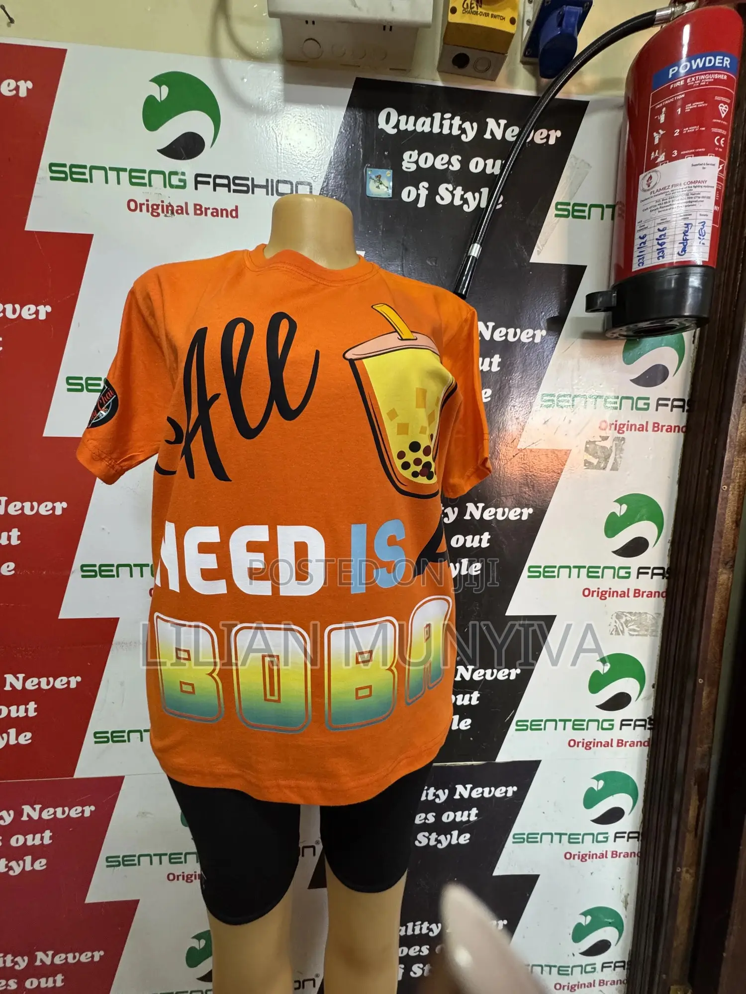 Branded Orange Tshirt