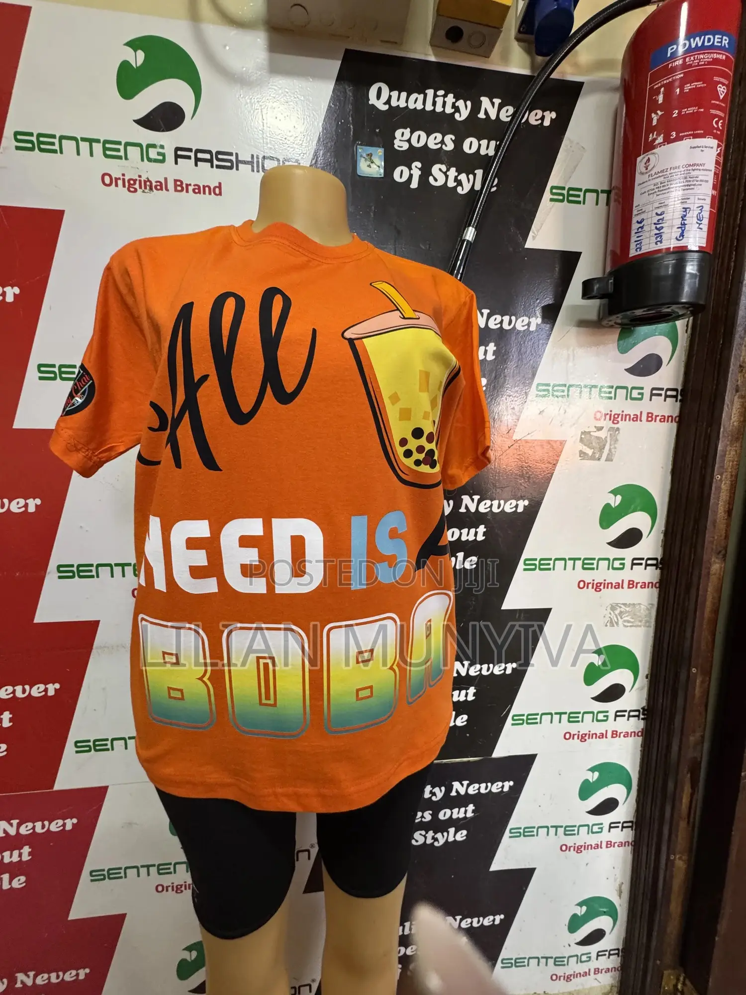 Branded Orange Tshirt