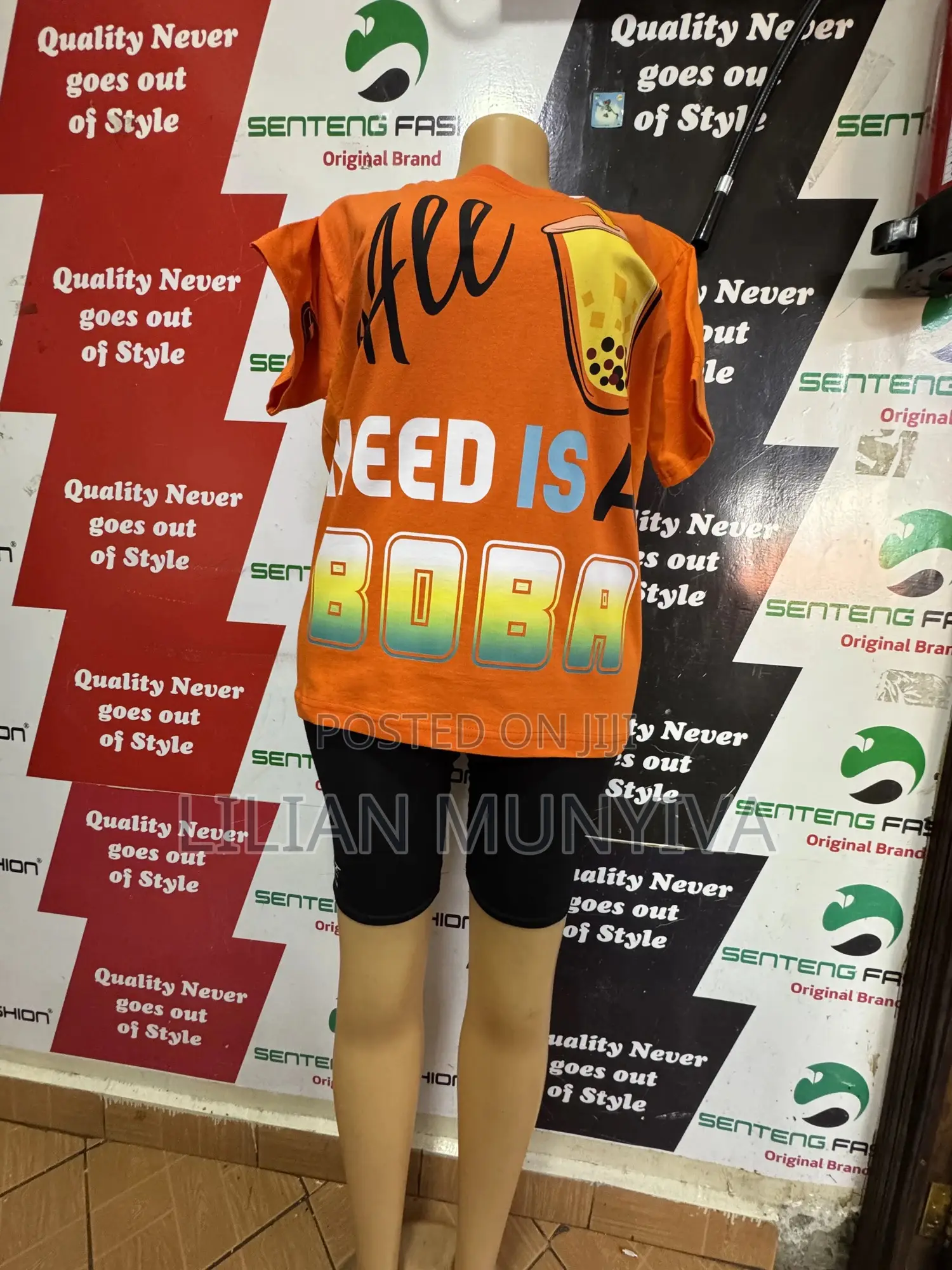 Branded Orange Tshirt