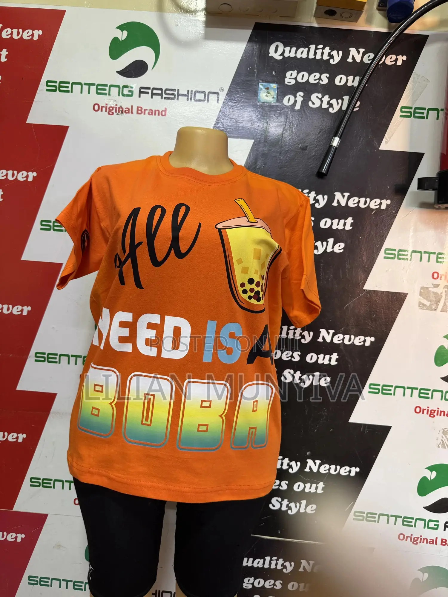 Branded Orange Tshirt