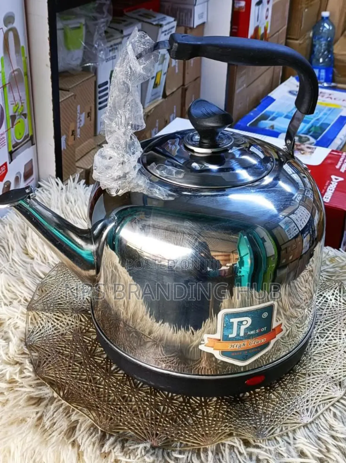 Jp Electric Kettle 
Capacity 7.5 Ltrs. P.N