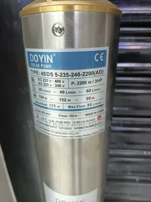 Doyin 3hp 235m Head Submersible Pump