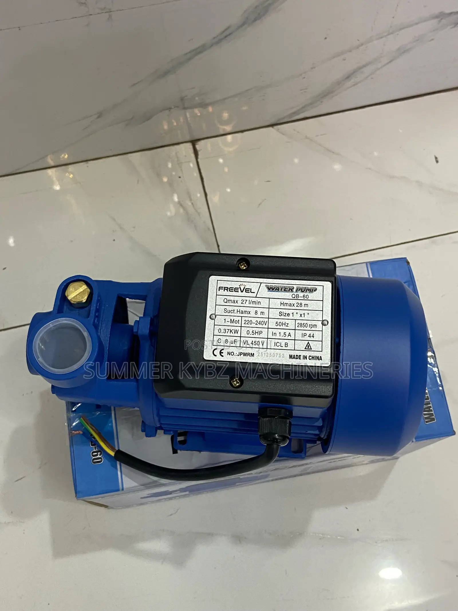 Freevel / Electric Booster Water Pump 0.5hp