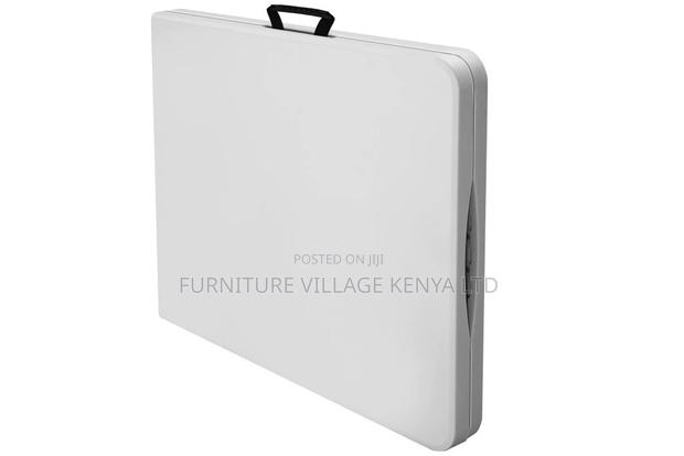 Dining Table;Foldable White Table for Home - thumbnail 2