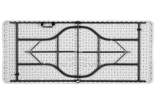 Dining Table;Foldable White Table for Home - thumbnail 7
