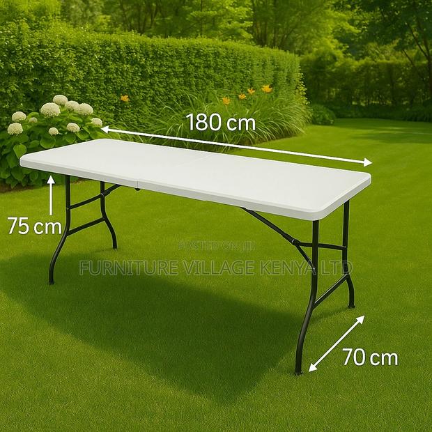 Dining Table;Foldable White Table for Home - thumbnail 10
