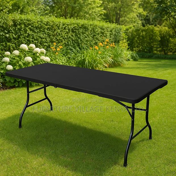 Dining Table;Foldable White Table for Home - thumbnail 11