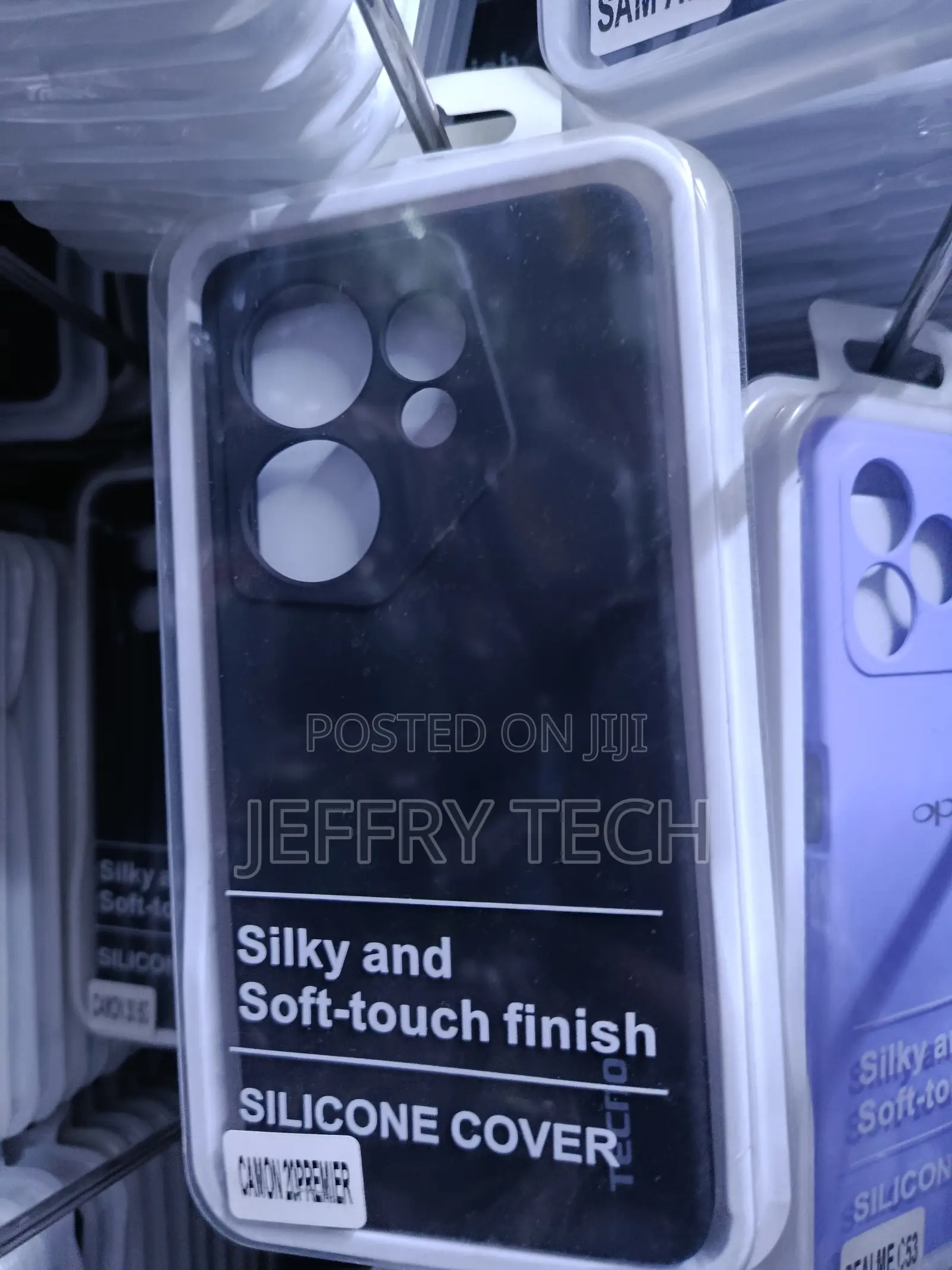 Tecno Camon 20 Premier Silicone Cover With a Silky, Soft-Touch Finish.
