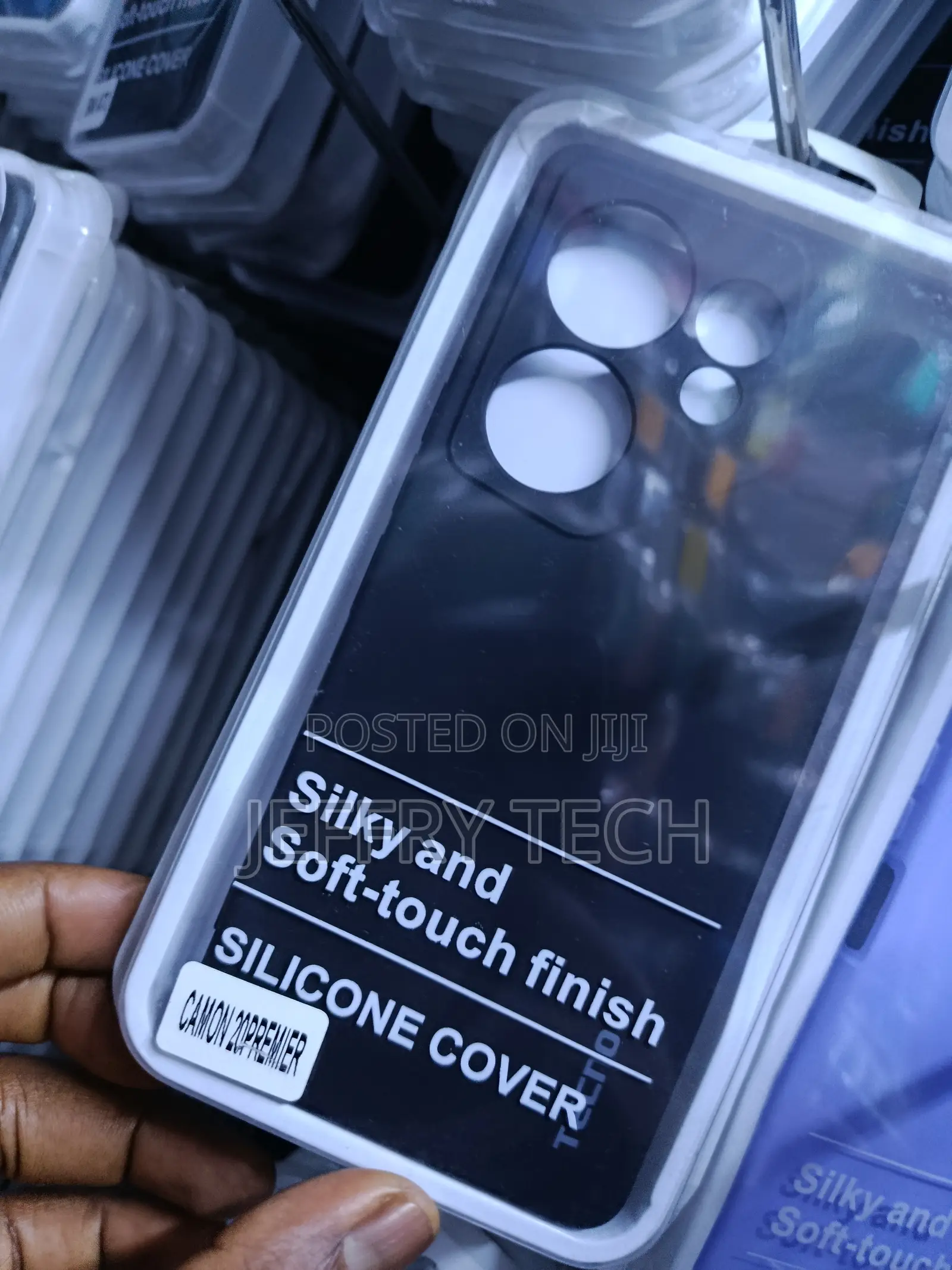 Tecno Camon 20 Premier Silicone Cover With a Silky, Soft-Touch Finish.