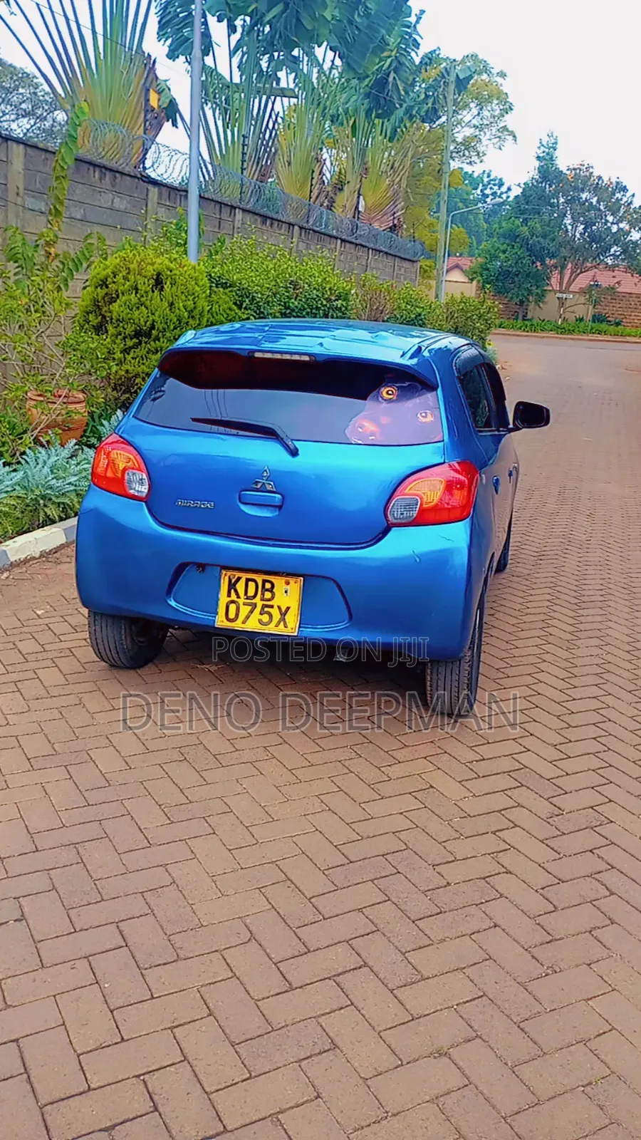 Mitsubishi Mirage 2013 Blue