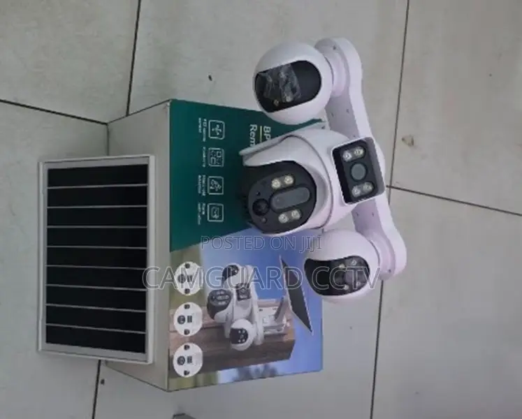V380 Max Bp19 Remote View Solar Camera 4 Lens Four CCTV Camera