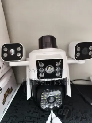 Triple Lens 4g Electric Ethernet Cable Multi-Angle Coverage