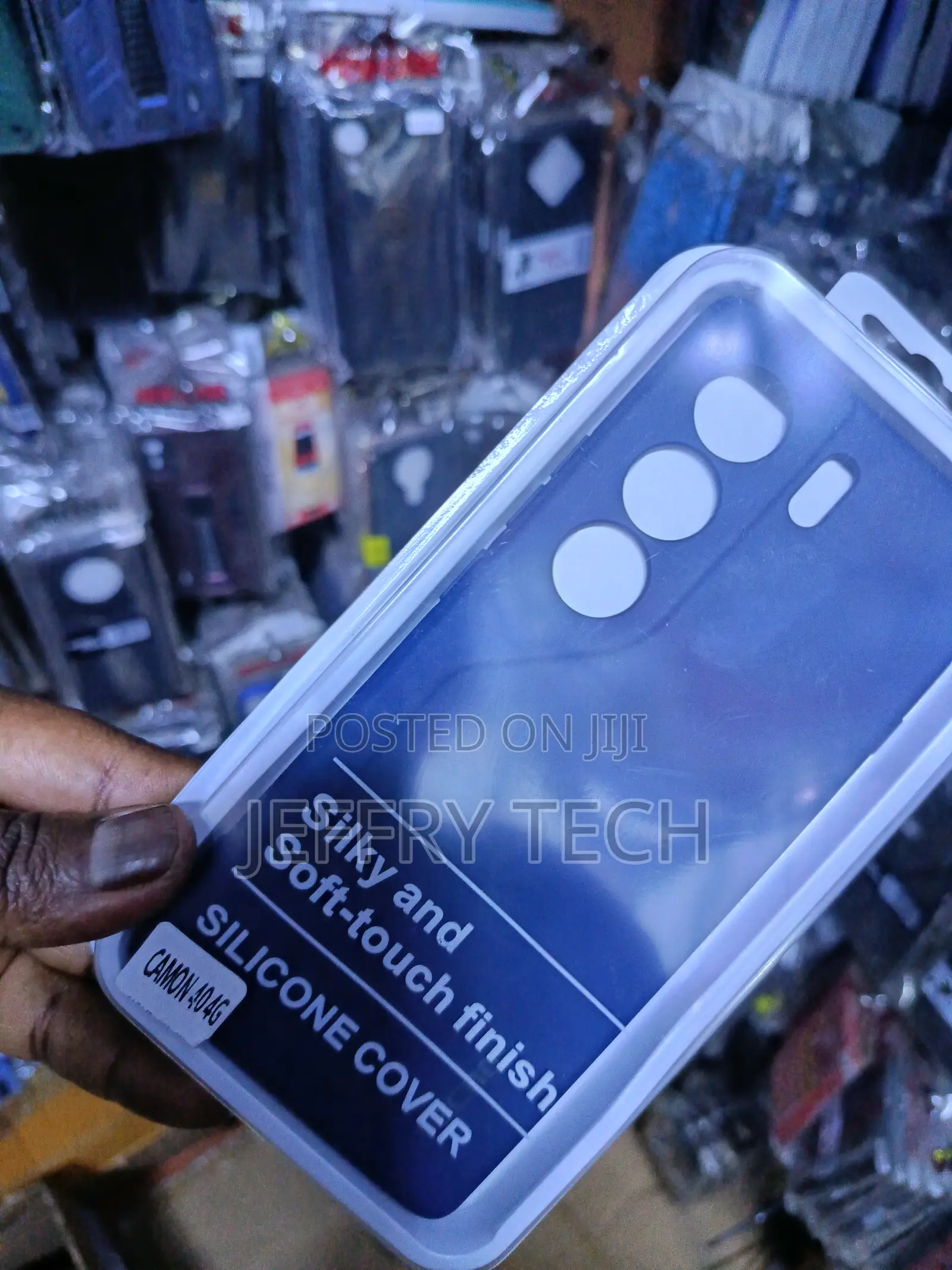Silicone Back Cover Designed for the Tecno Camon 40 Series Smartphone