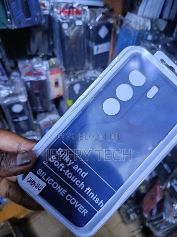 Silicone Back Cover Designed for the Tecno Camon 40 Series Smartphone - thumbnail 2
