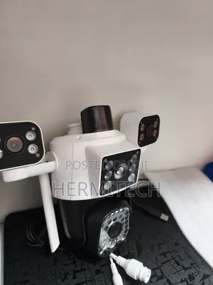 Weather Proof Design Triple Lens 4g Electric Model With Ethernet Cable