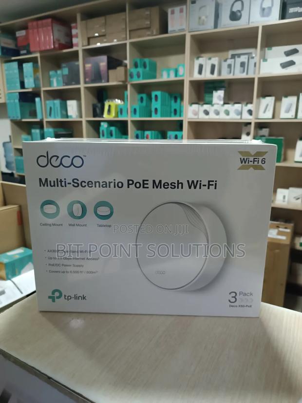 Tplink Deco X50 Poe Ax3000 Home Mesh Wifi 6 System 3 Pack - thumbnail 2